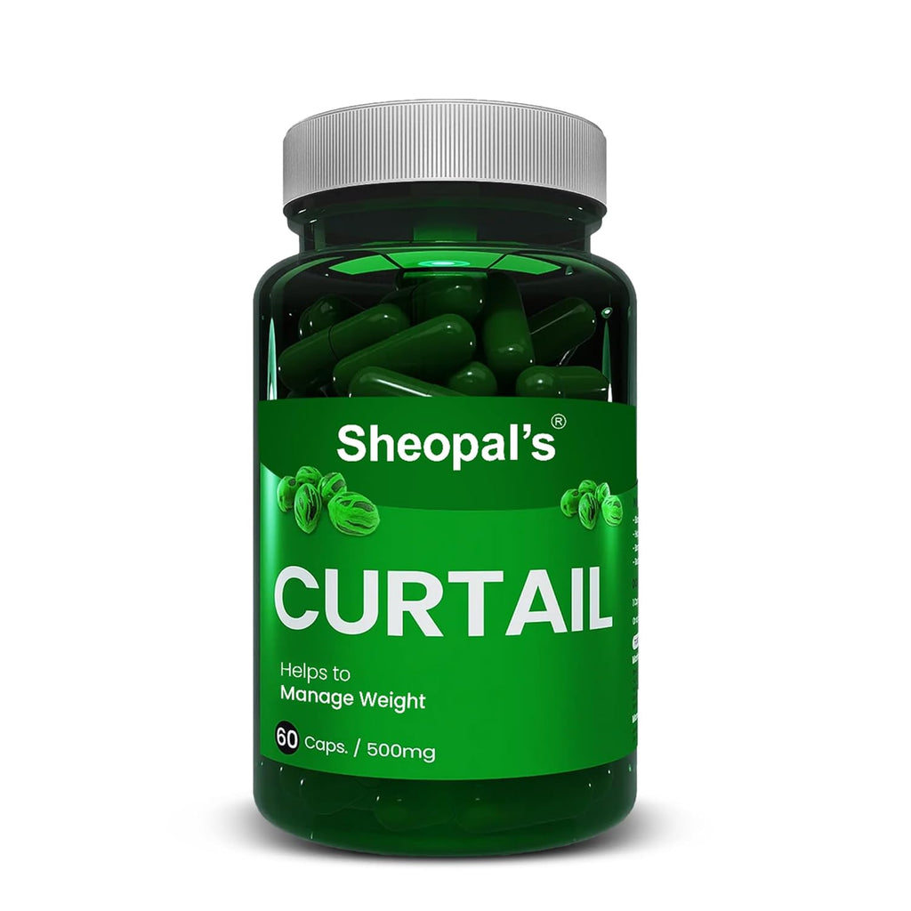 Sheopal’s Curtail | Ayurvedic Weight Management Capsules For Daily Wellness & Active Living | 60 Capsules