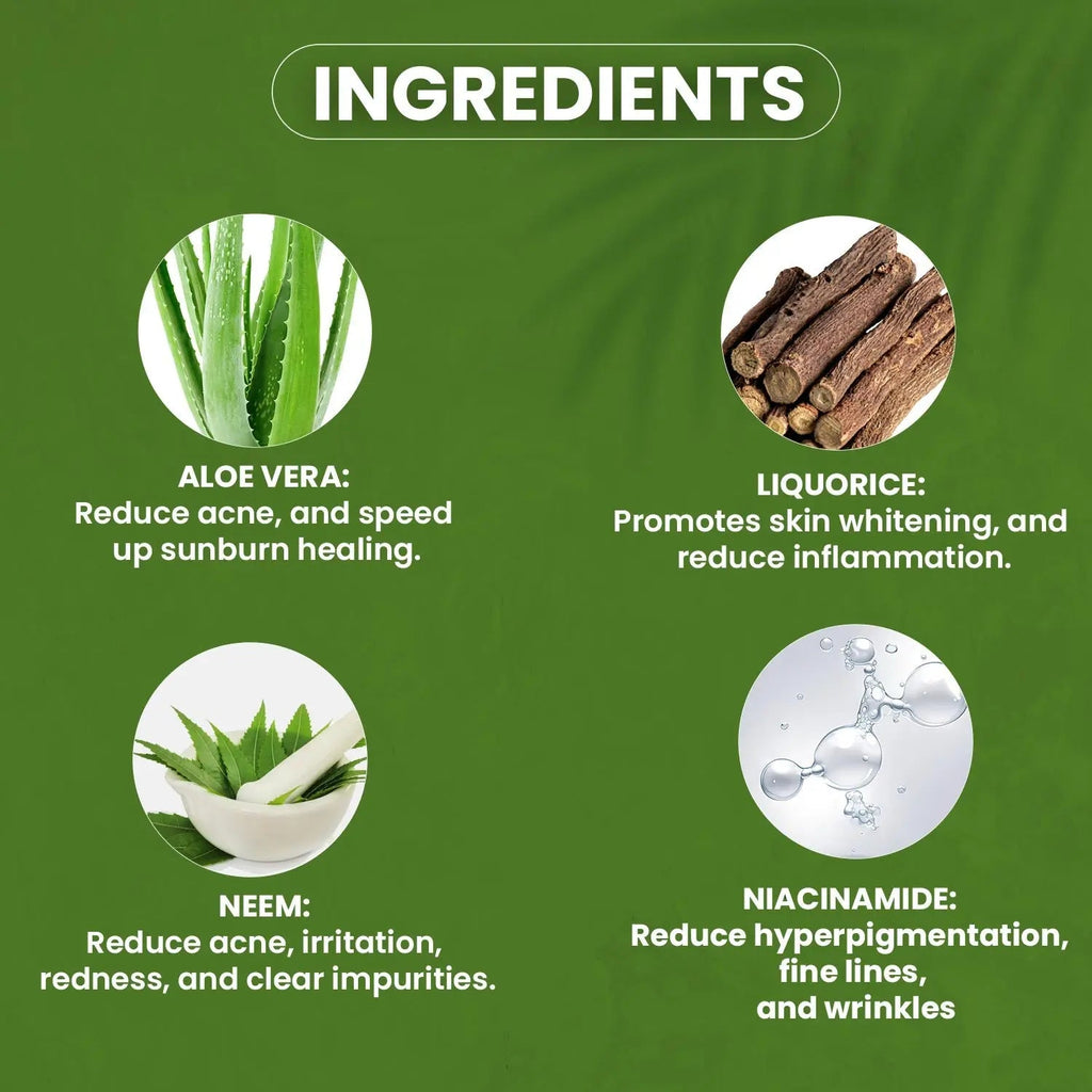 Neem Aloevera Face Wash for Acne & Pimple - 100ML