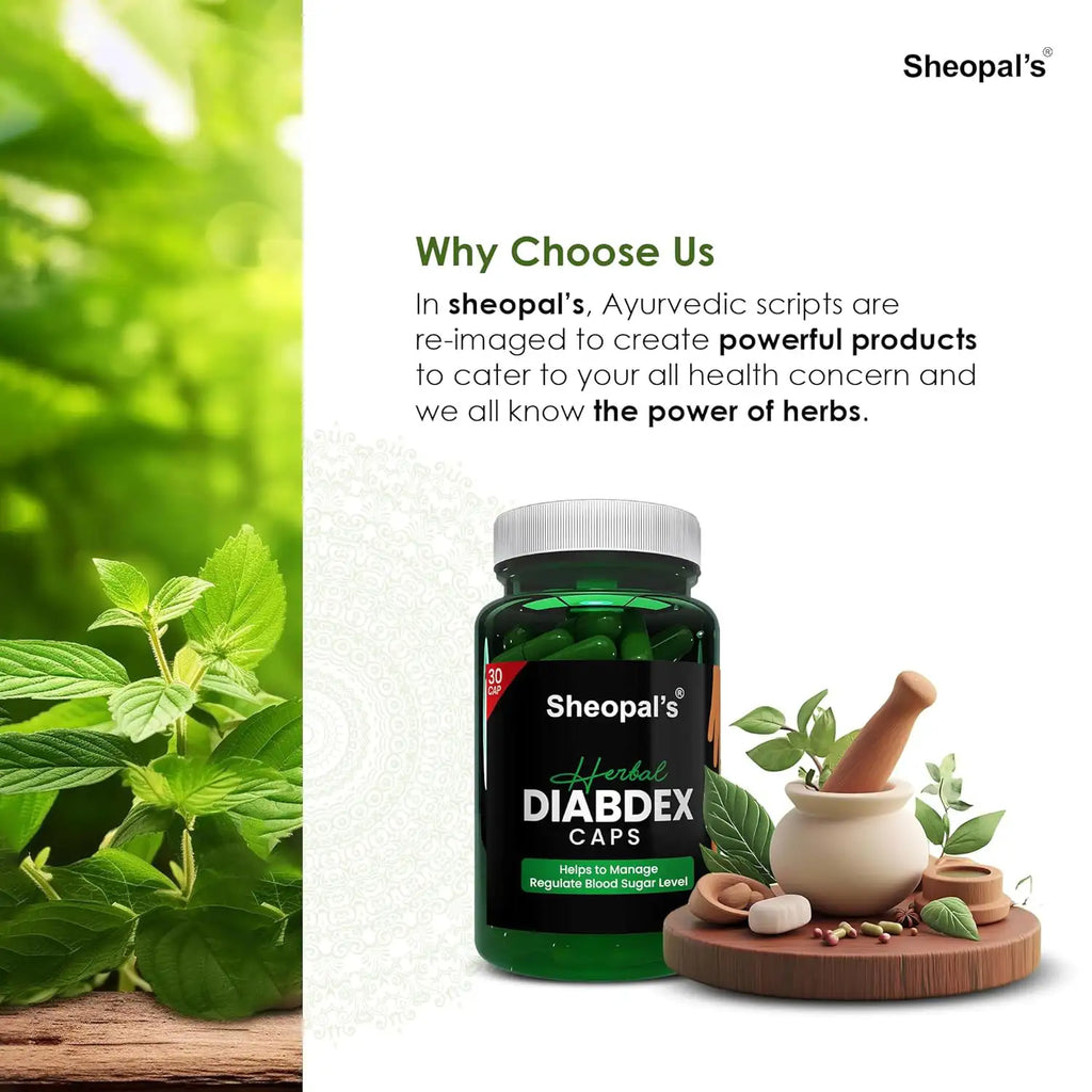 Sheopal’s Herbal Diabdex Capsule: Helps Manage Sugar Levels