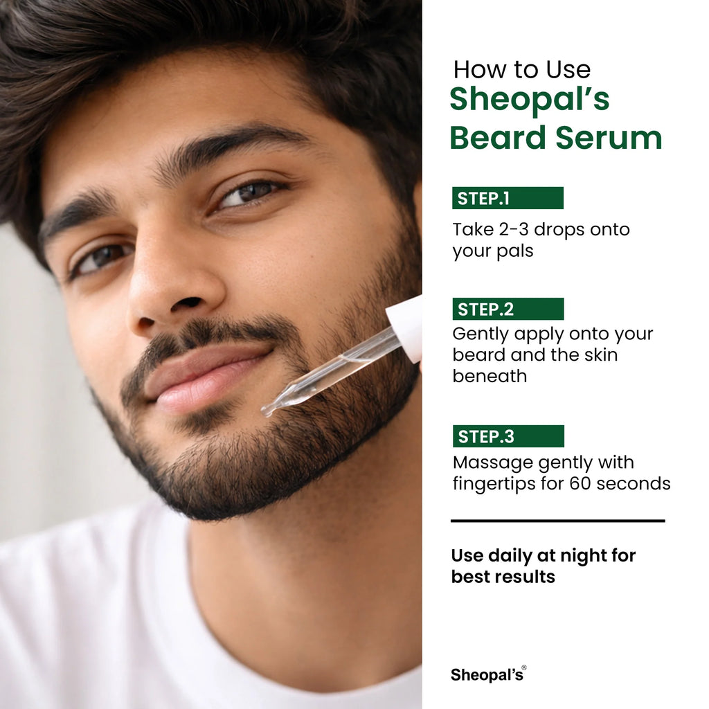 Beard Serum With Redensyl For Beard Growth