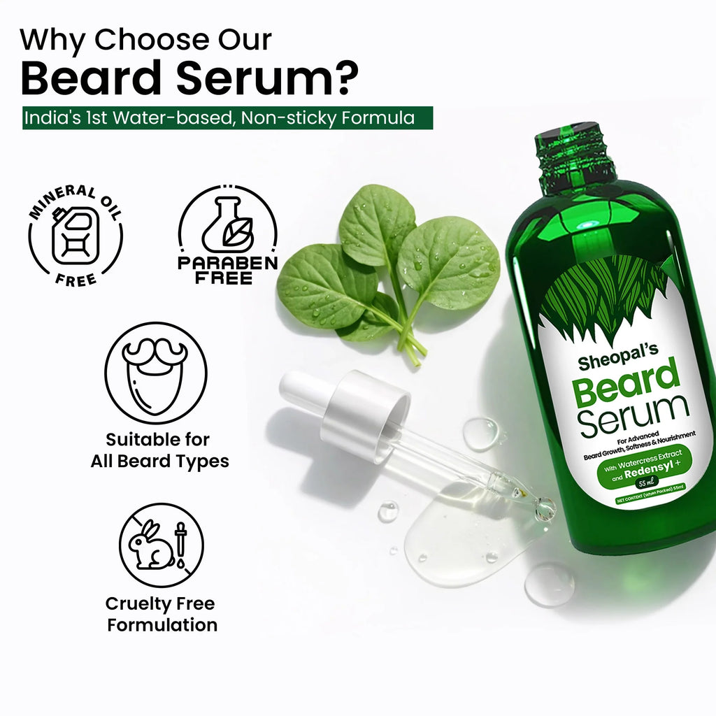 Beard Serum with Redensyl for Faster Beard Growth