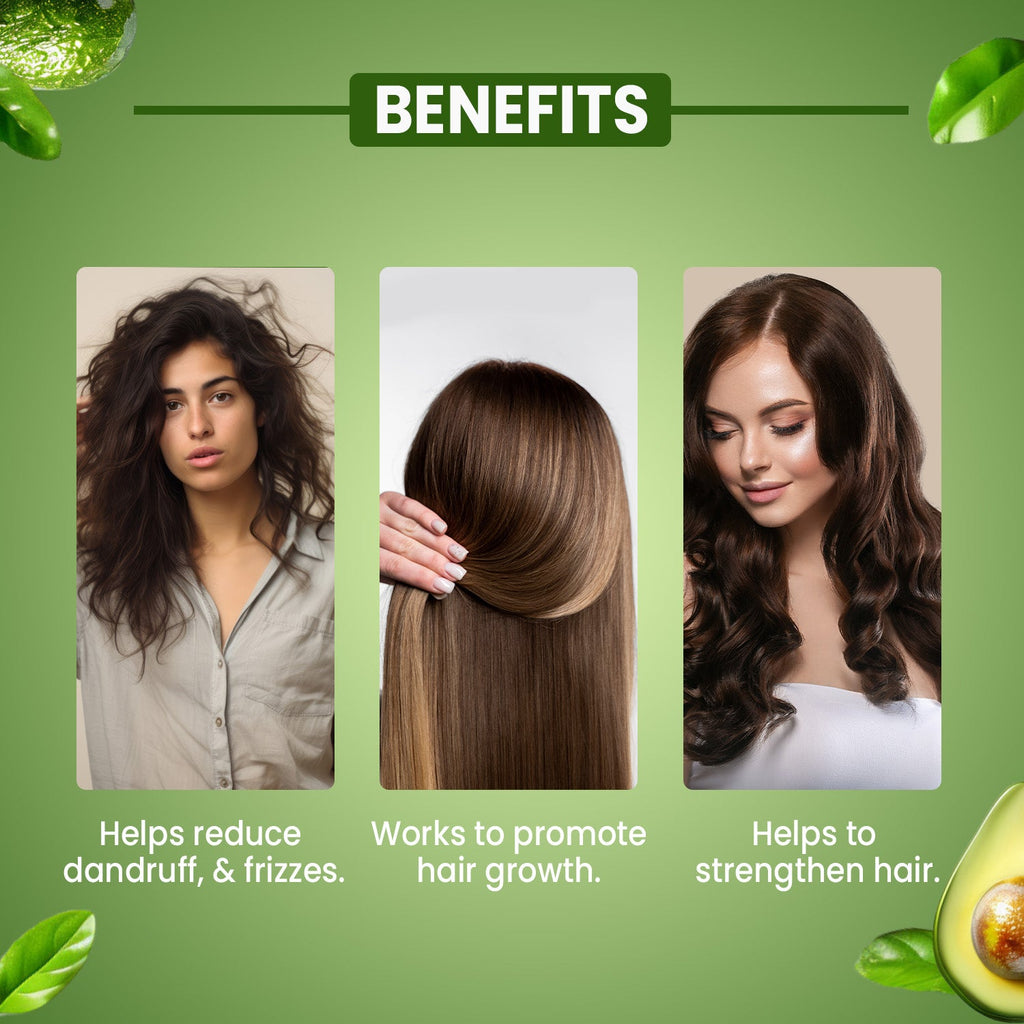 Avocado Shampoo | For Frizzy Hair And Dandruff Management