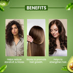 Avocado Shampoo | For Frizzy Hair And Dandruff Management
