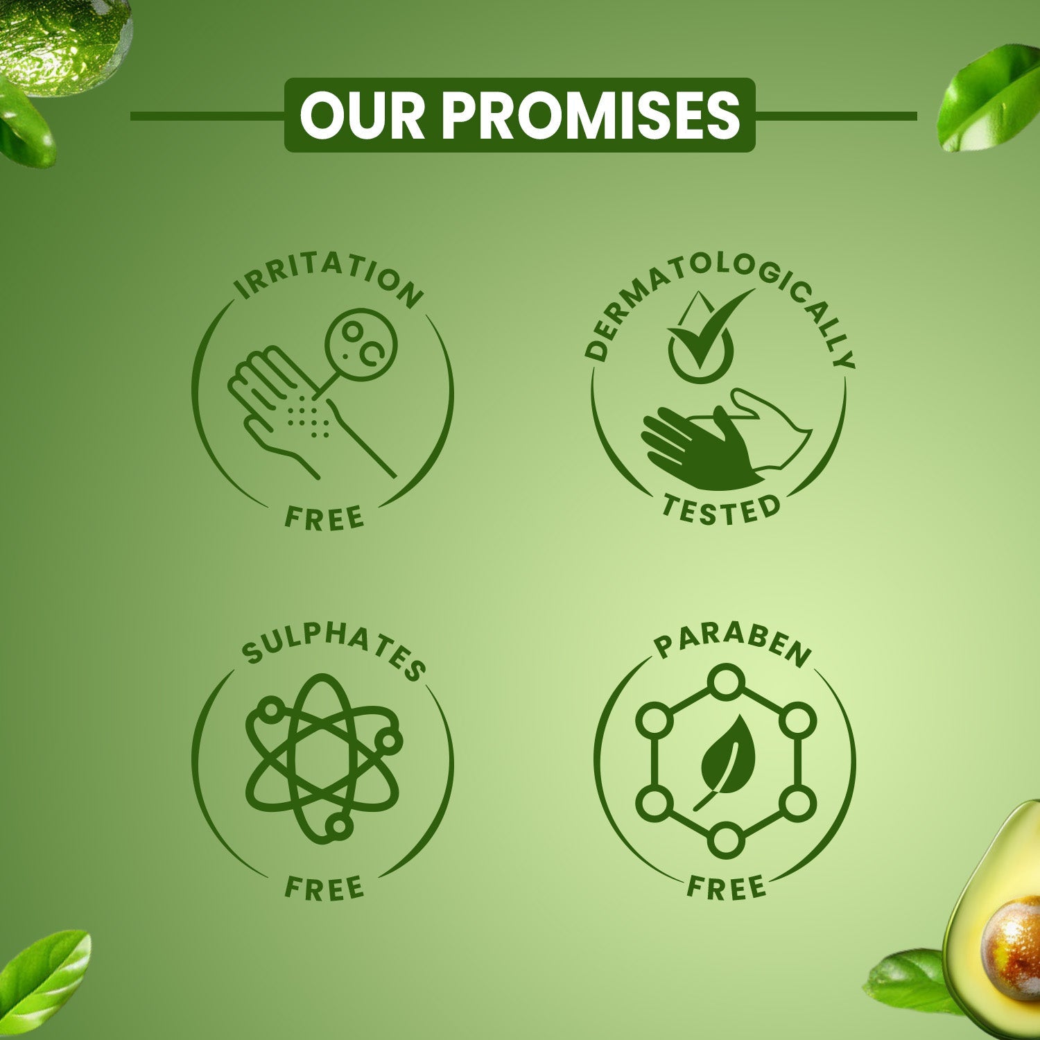 Avocado Shampoo | For Frizzy Hair And Dandruff Management