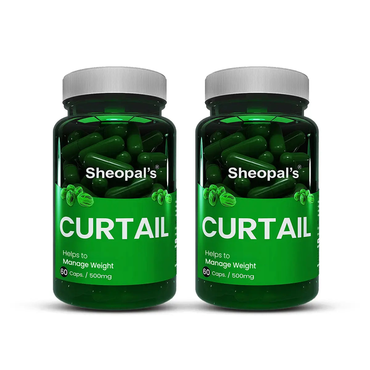 Sheopal’s Curtail | Ayurvedic Weight Management Capsules For Daily Wellness & Active Living | 60 Capsules