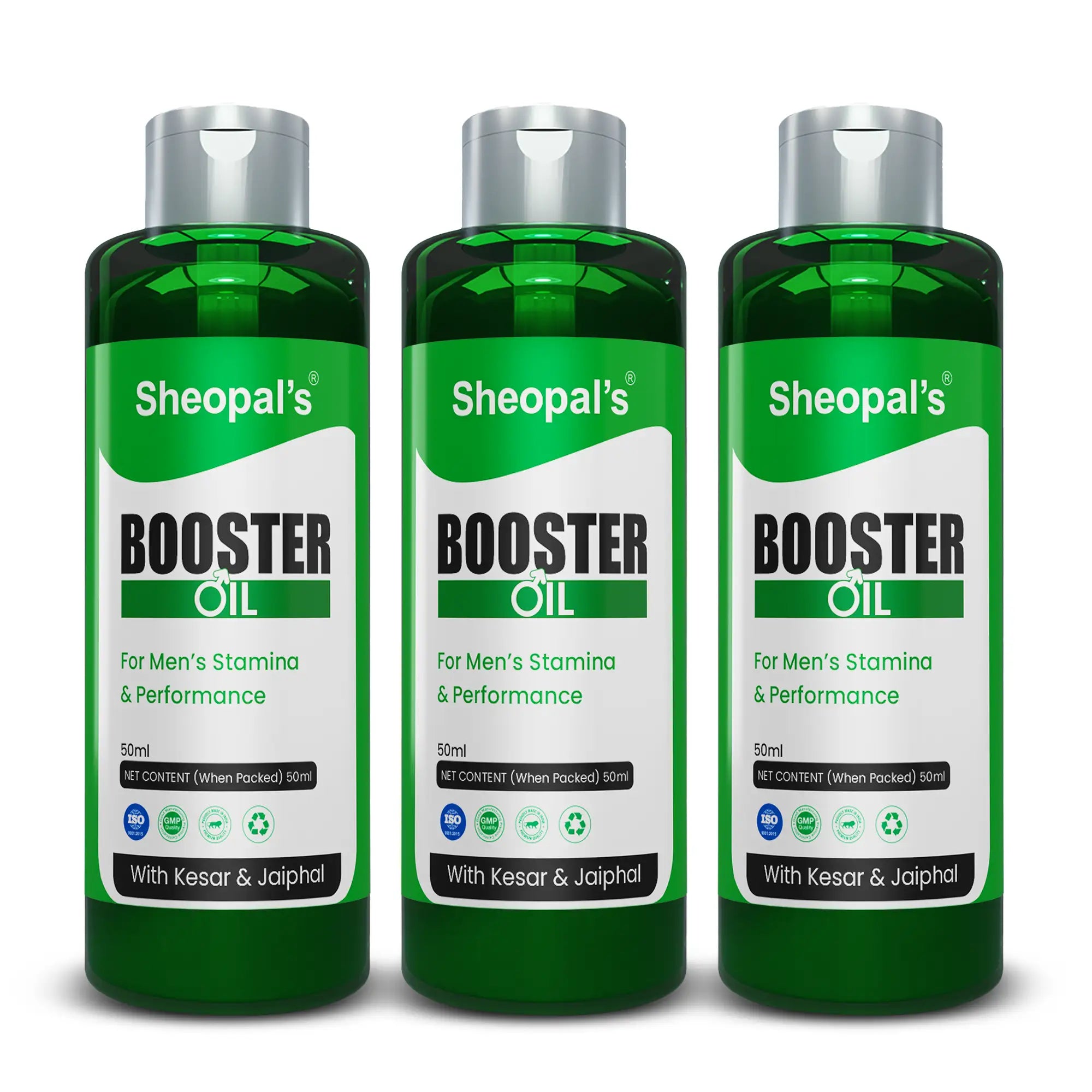 Sheopal’s Booster Oil for Men – Massage Oil for Energy, Performance & Vitality
