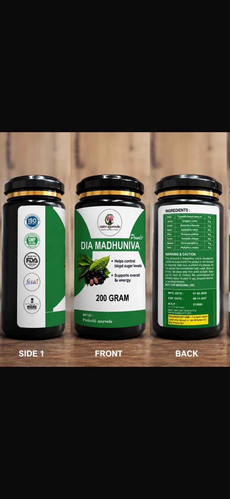 DIA MADHUNIVA POWDER.