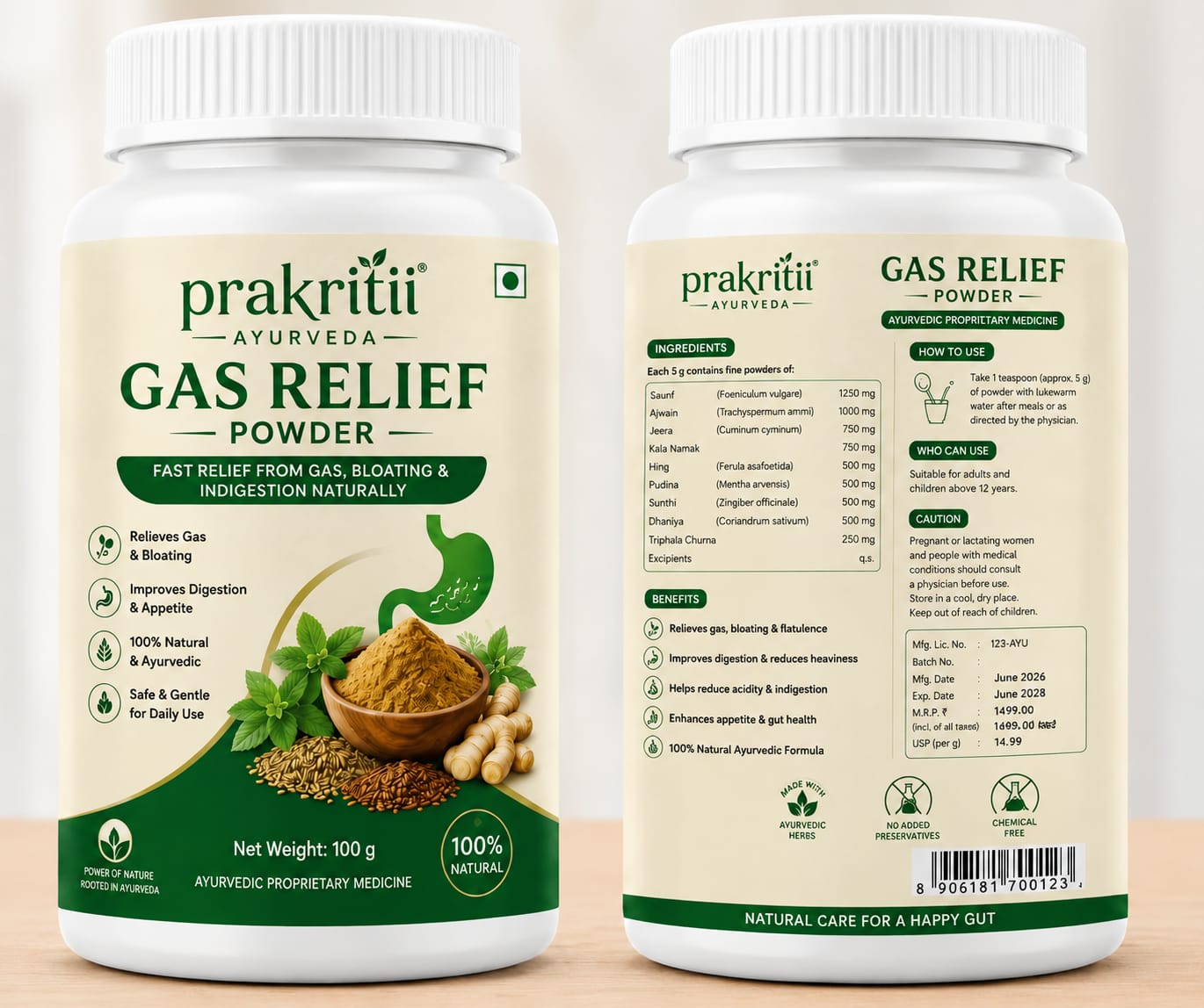 GAS RELIEF POWDER