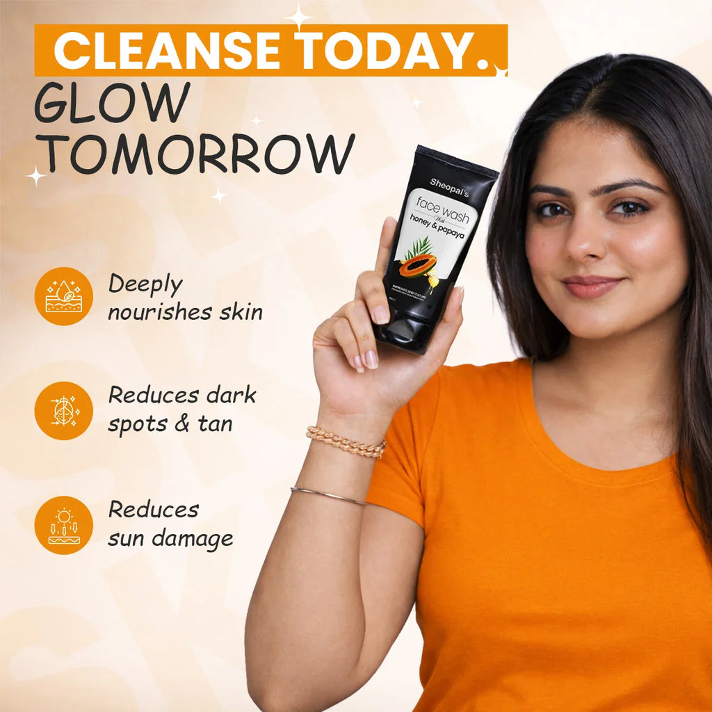 Honey Papaya Face Wash For Nourish Your Skin - 100 ML